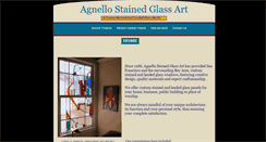 Desktop Screenshot of agnelloglassart.com